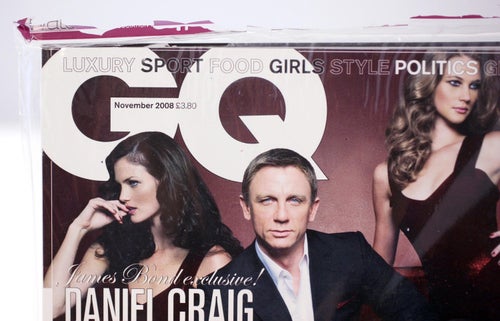 GQ magazine-November 2008-Daniel Craig-James Bond English issue-Weight 1.525 kg