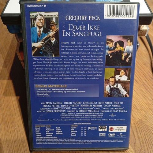 (To Kill a Mockingbird) DVD Gregory peck