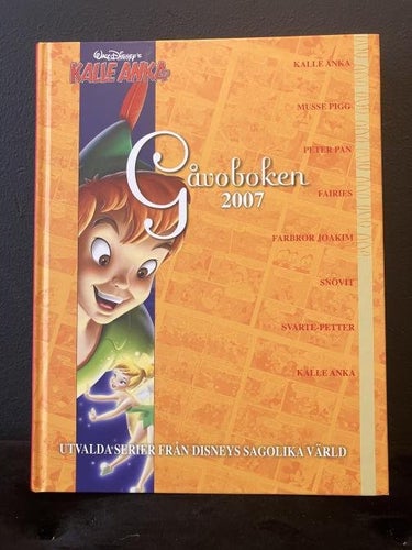Bok - Walt Disney´s Kalle Ankas Gåvoboken 2007 Disney