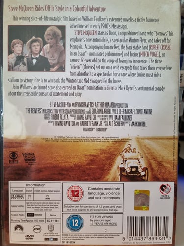 The Reivers (1969) Mark Rydell med Steve McQueen, Sharon Farrell, Ruth White.