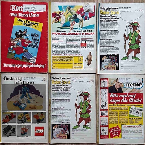 Kalle Anka & C:o, 1975, 6 st.