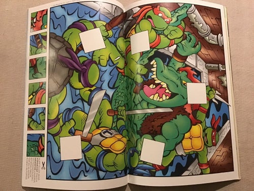 2 ST Teenage Mutant Hero Turtles nr 13 1992 NYA OLÄSTA