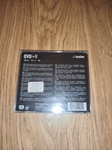 Imation DVD+R 4.7GB 16x Blank Media Disc 120 Min Jewel Case New Sealed