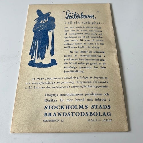 Programblad Hoffmanns Äventyr