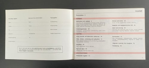 VOLVO - Instruktionsbok - 240 serien och GLT 4-cyl - Årsmodell 1981