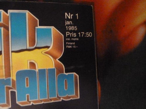 TEKNIK FÖR ALLA, NR 1-1985, TIDNING