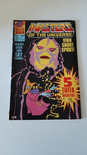 MASTERS OF THE UNIVERSE NR 1 / 1989 SATELLITSERIEN I FINT SKICK