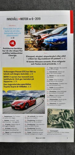 Motor nr 6 2019: Nissan Leaf E+, Kia E-Soul, Tesla Model 3 Long Range