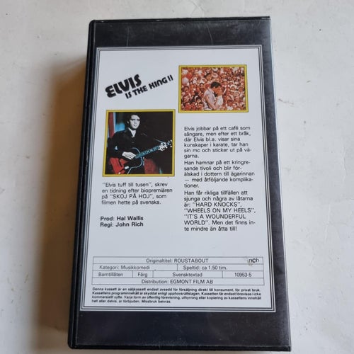 Elvis Presley i Roustabout vhs film