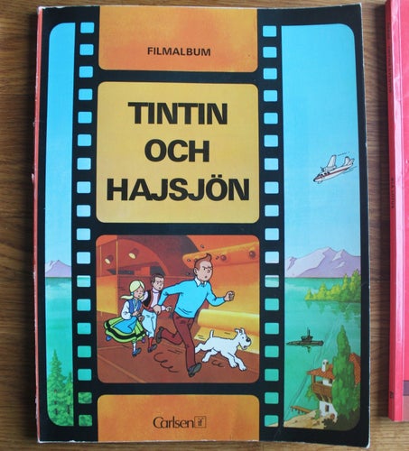 TINTIN i Hajsjön 1973 1:a UPP Filmalbum