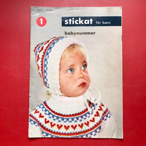 STICKAT FÖR BARN nr 12 1956 och nr 1 1957