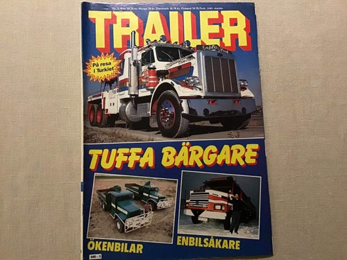 TRAILER NR 3 1984 BÄRGARE,GÖTA LANTMÄN,RESTURANG FALKENBERG,BRANDBIL JÄRFÄLLA