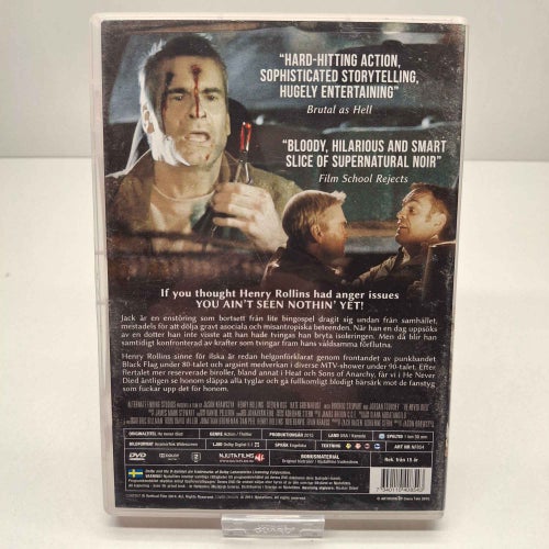 He never died - Henry Rollins Region 2, DVD-Film, Svensk text, Fint skick