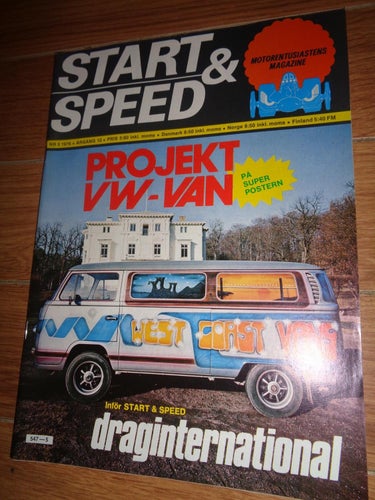 Start & Speed nr5 1976 Dodge Charger 1973, projekt VW van