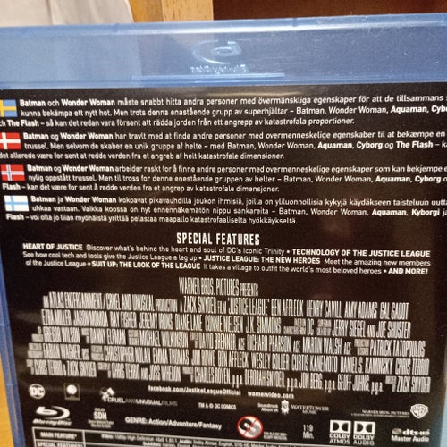 Justice League Blu-ray
