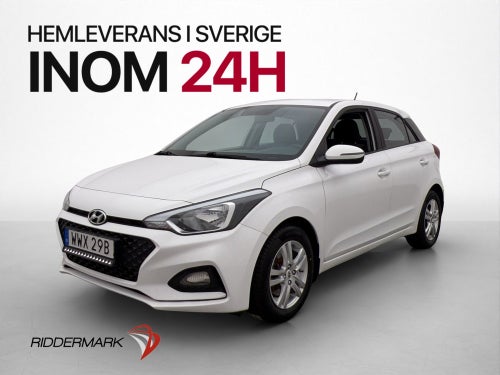 Hyundai i20 1.0 T-GDI blue 100hk Limited Edition Rattvärme