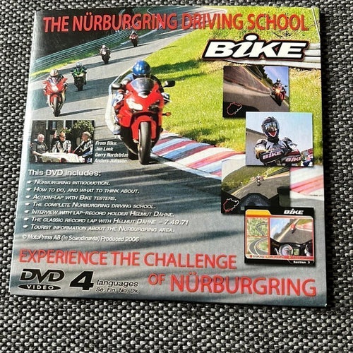 The Nürburgring Driving School Bike DVD