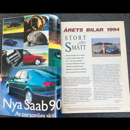 Årets Bilar 1994 - FINT SKICK - Se bilder!
