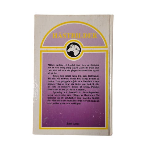 Hästbilder – Jane Ayres – Hästbok – Inbunden 1990