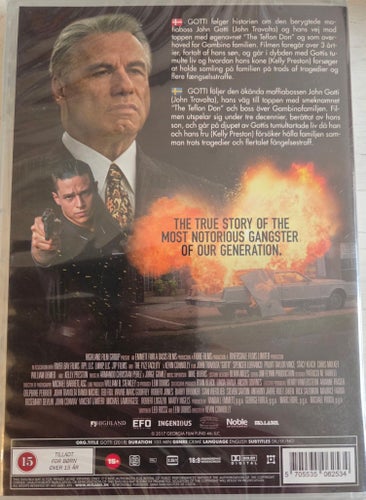 Gotti (2018) - John Travolta - Inplastad DVD