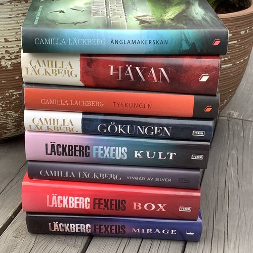 Camilla Läckberg bokpaket- 8 st