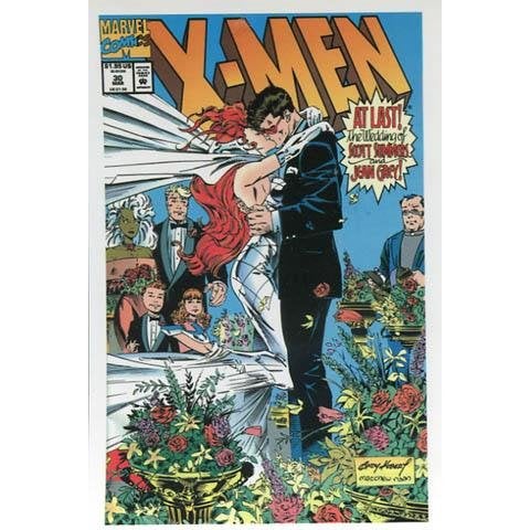X-men The wedding postcard 1994 Amerikanskt Classico vykort
