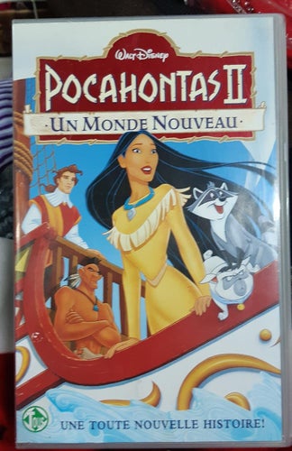 Walt Disney Pocahontas II FRANSK VERSION VHS PAL tecknad barn film Fransk
