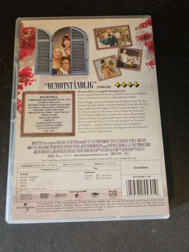 Mamma Mia - Meryl Streep - DVD (Svensk Tal)