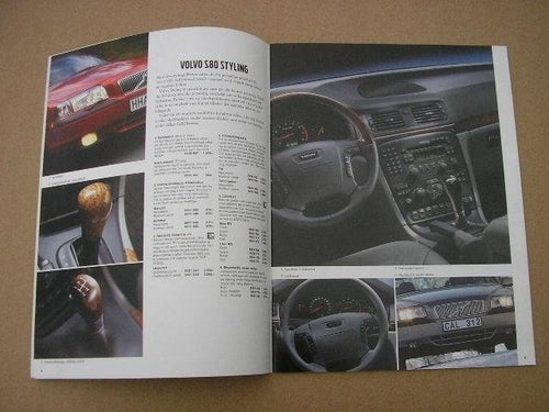 VOLVO Tillbehör Broschyr / Tillbehörsbroschyr S80