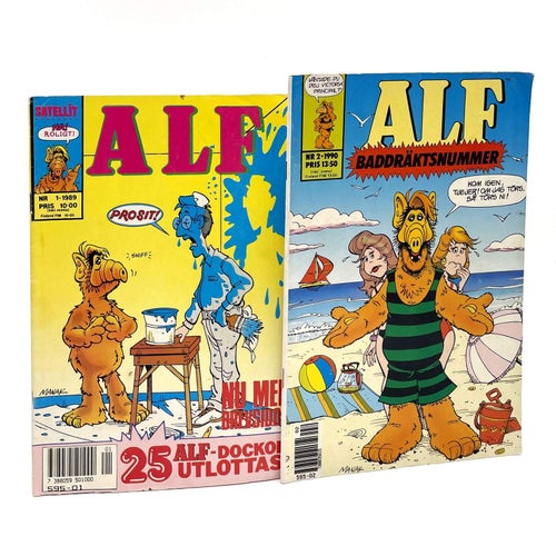 2 Alf-nummer: nr 1 1989 & nr 2 1990 (FN)