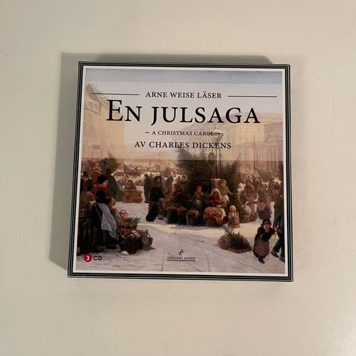Ljudbok på CD - Charles Dickens - En Julsaga / a Christmas Carrol. Arne Weise