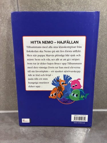Helt ny! Disney! Hitta Nemo - Hajfällan! Obläddrad!