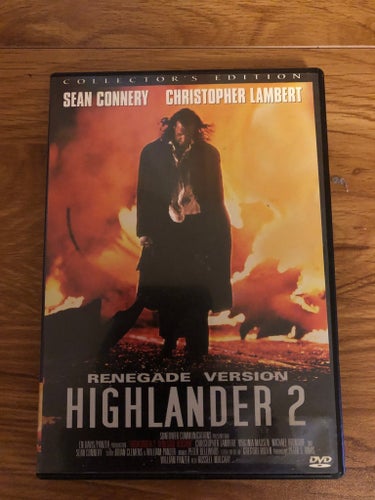 Highlander 2: Renegade Version (Collector's Edition) DVD - RARITET - UTGÅTT