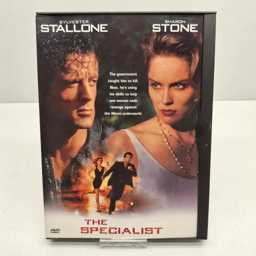 The Specialist - Stallone - Stone - Region 2, DVD-Film, Svensk text, Fint skick