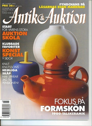 Antik & Auktion 3/2002 - Tre keramikers lerlek m m