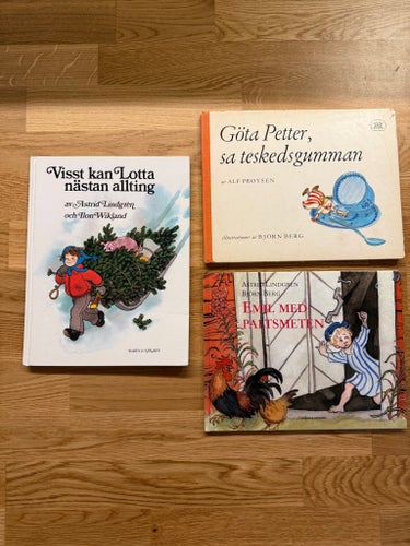 Bokpaket av Astrid Lindgren mm
