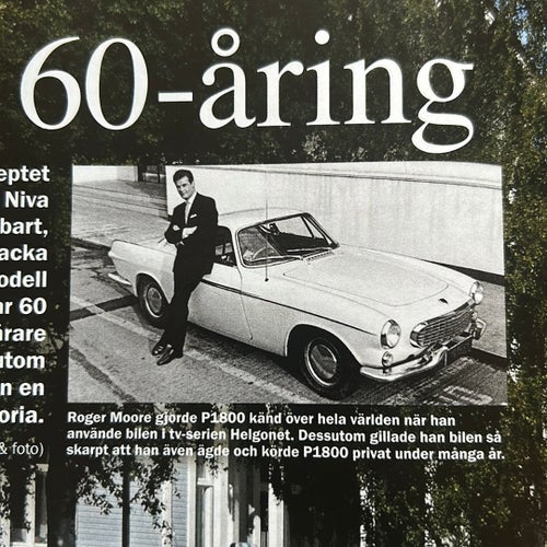 Volvo P1800 60 år reportage i Nostalgia