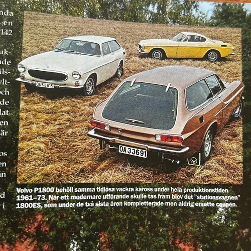 Volvo P1800 60 år reportage i Nostalgia