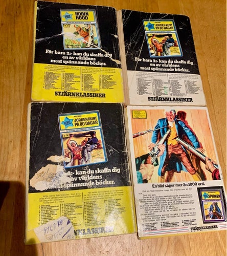 Serier retro Stjärnklassiker 4 st (+1st u omslag)