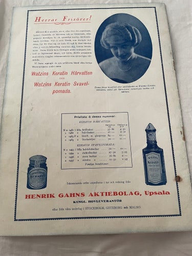 Svenska Frisörtidningen God Jul 1926