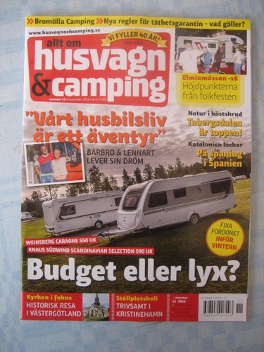 Allt om Husvagn & Camping Nr:11-2016