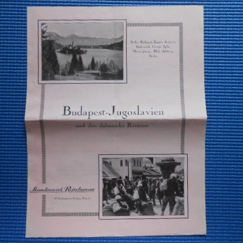 Program för resan Budapest-Jugoslavien med den dalmatiska rivieran 3 veckor