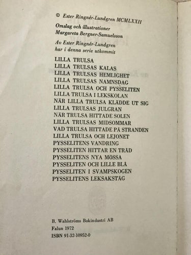PYSSELITENS LEKSAKSTÅG + PYSSELITEN LETAR SKATTER Wahlströms TEDDY böcker