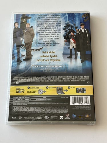 Natt på museet 2 (Ben Stiller & Amy Adams). Inplastad DVD