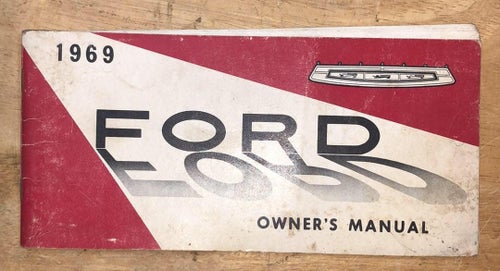 1969 Ford Owner´s Manual