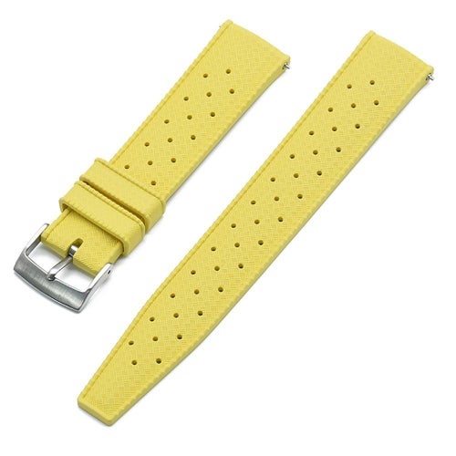 Klockband Tropic Quick 22mm - Gul