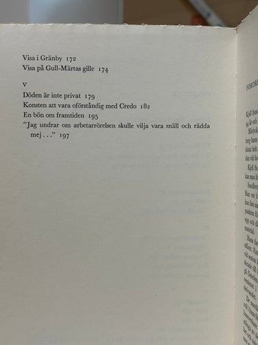 Svarta krusbär En minnesbok av Kjell Sundberg. bok, Very Good plus