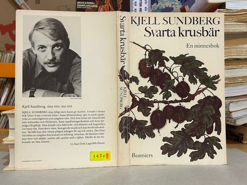 Svarta krusbär En minnesbok av Kjell Sundberg. bok, Very Good plus