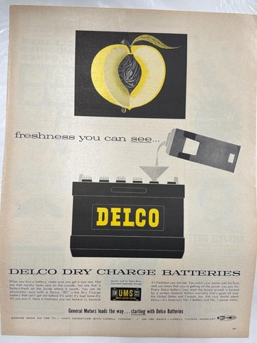 Tidningsutdrag 1958 GM Delco