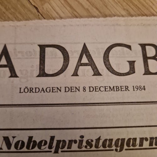 Svenska Dagbladet Lördagen den 8 December 1984